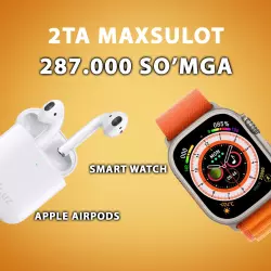 Smart Watch va Airpods 2.2 (lux kopiya)